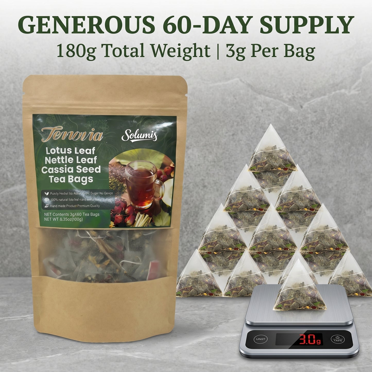 Natural Lotus & Cassia Anti-Inflammatory Tea