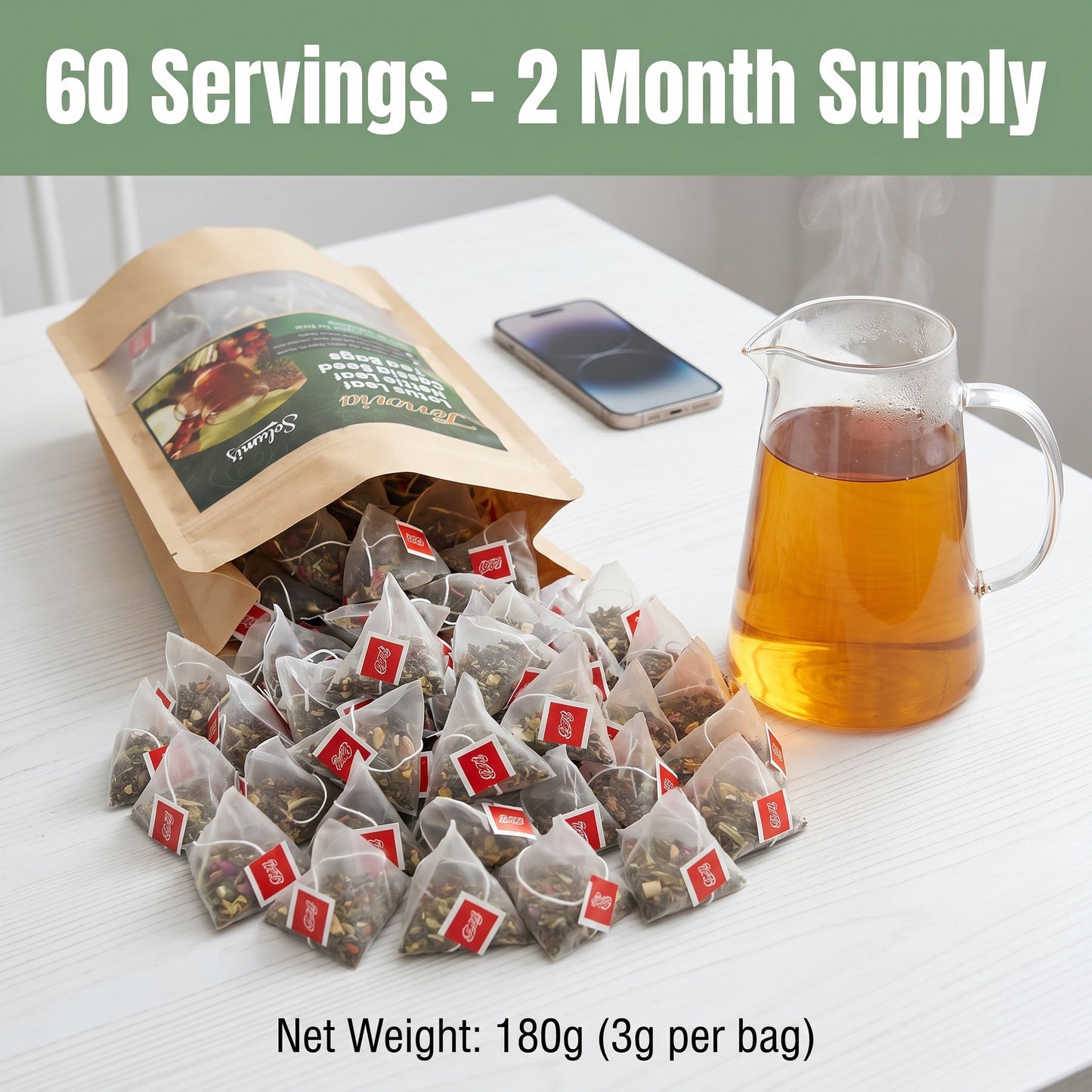 Natural Lotus & Cassia Anti-Inflammatory Tea