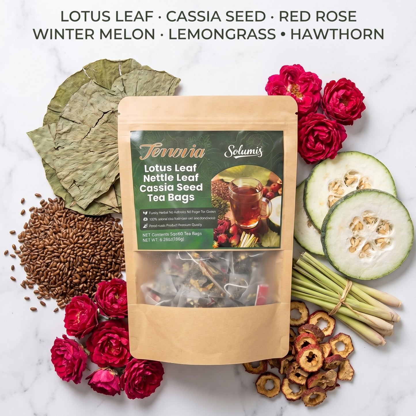 Natural Lotus & Cassia Anti-Inflammatory Tea