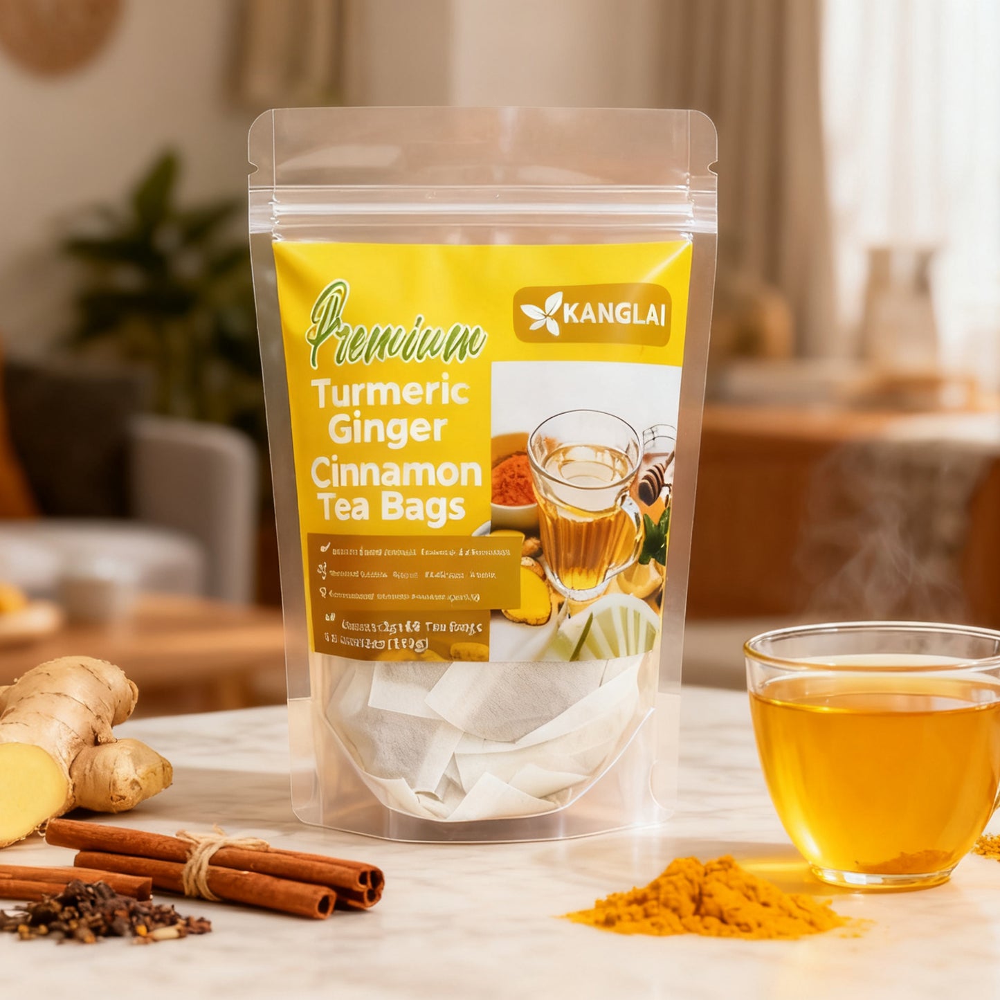 Turmeric Ginger Cinnamon Tea